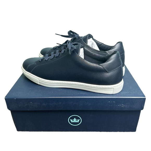 Peter Millar Vantage Lite Sneakers Navy Mens 10 Golf Casual‎ Shoes New In Box - Picture 7 of 13